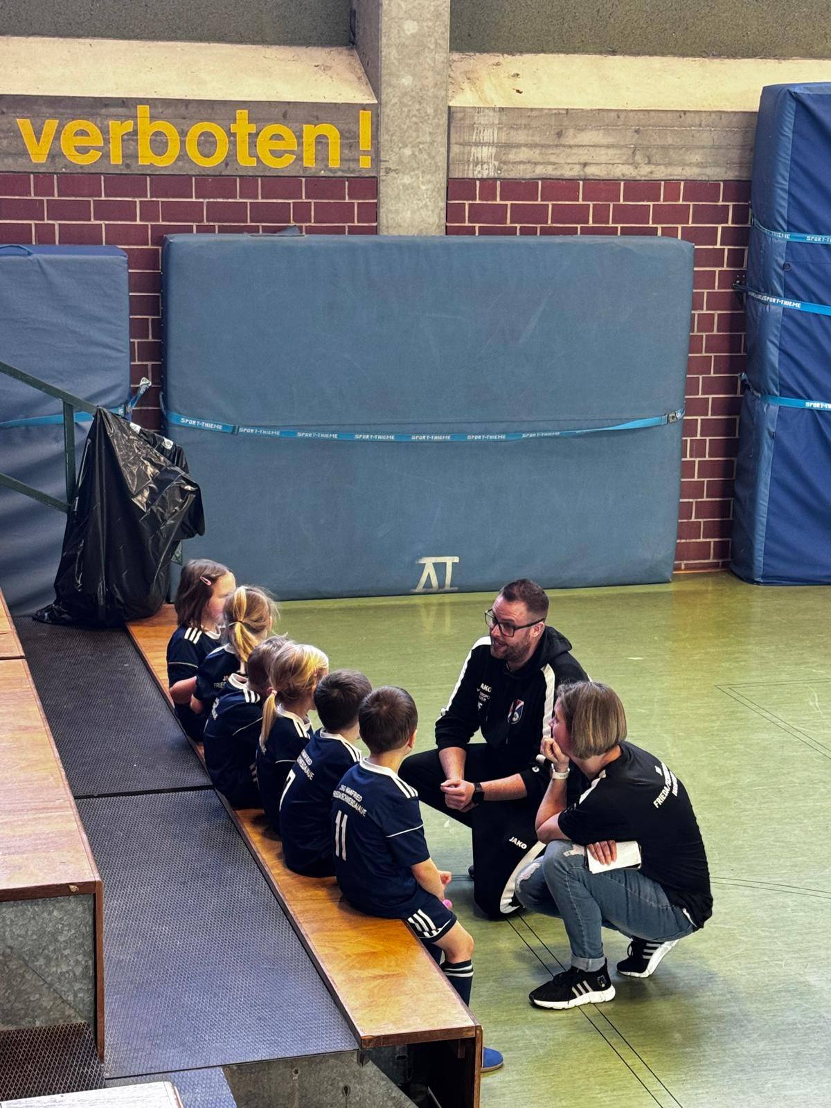 G Jugend beim letzten Hallenturnier