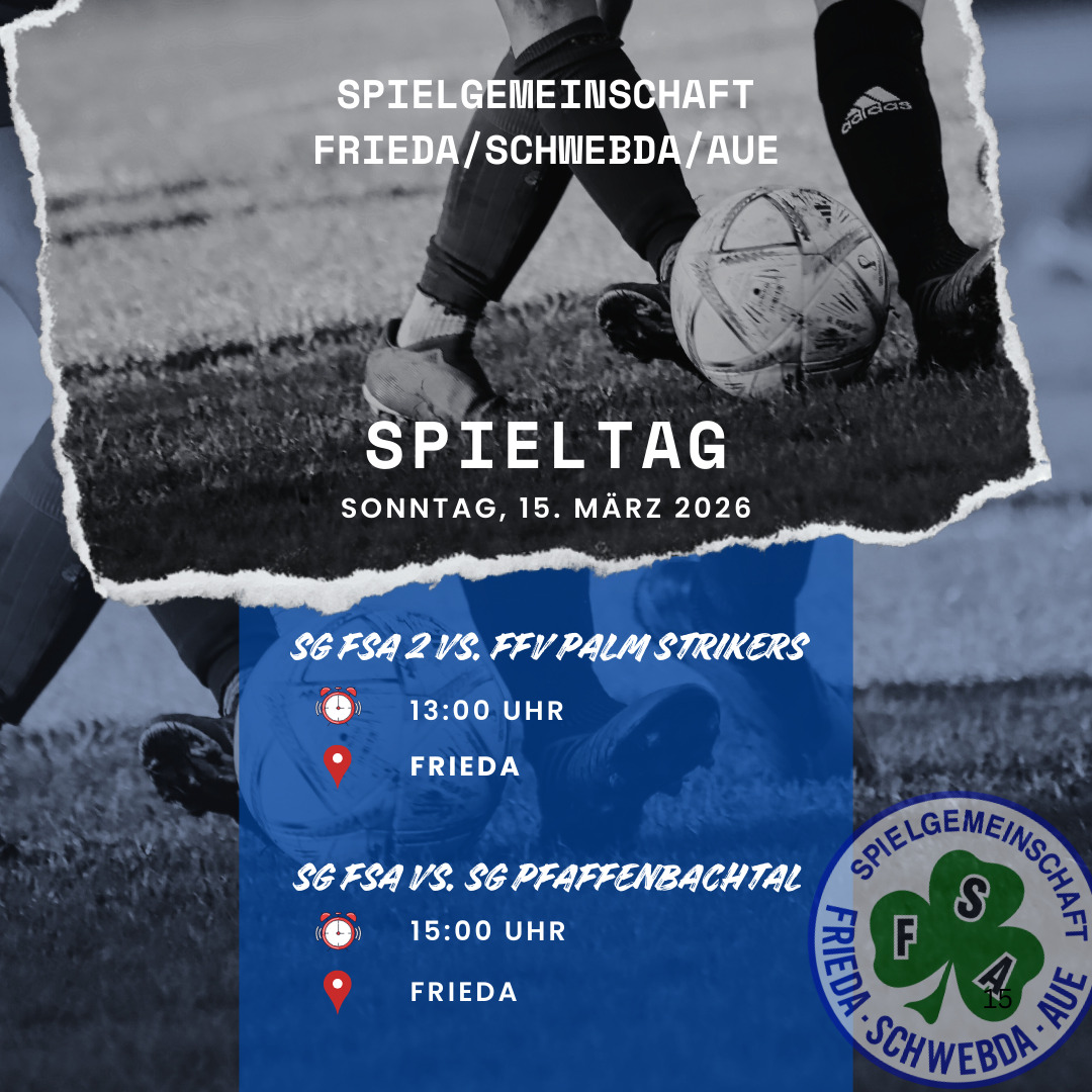 Ankündigung zum 1. Doppelspieltag 2026