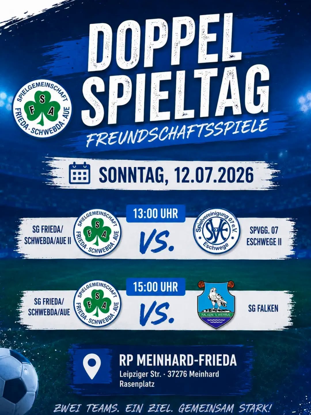 Doppelspieltag Freundschaftsspiele
