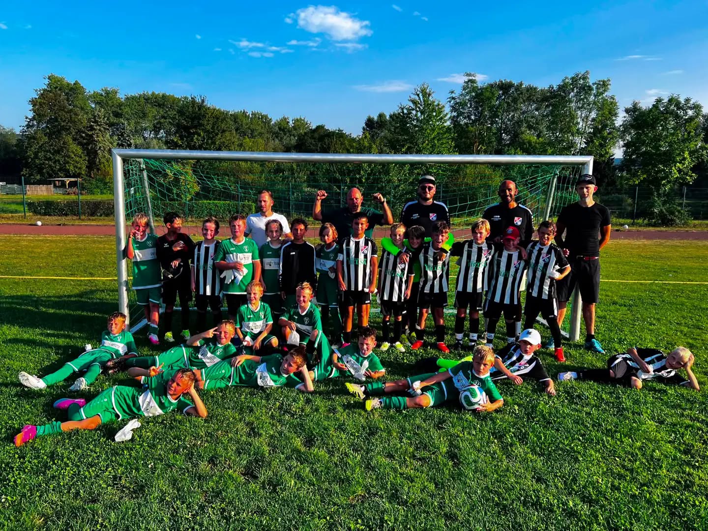 Training der E Jugend mit dem SVR